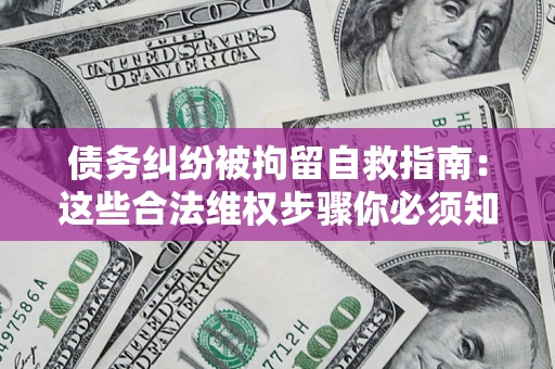济南债务纠纷被拘留自救指南：这些合法维权步骤你必须知道！