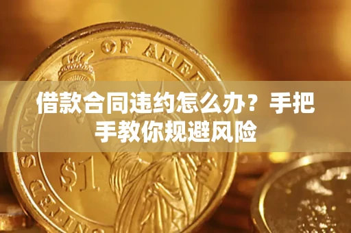 济南借款合同违约怎么办？手把手教你规避风险