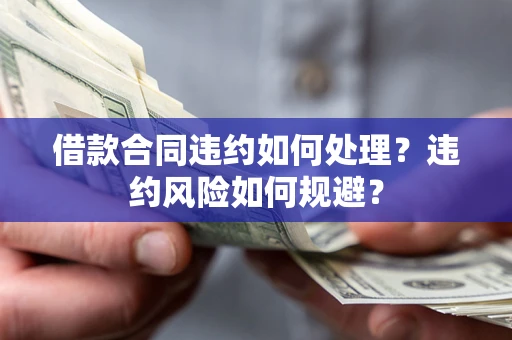 济南借款合同违约如何处理？违约风险如何规避？