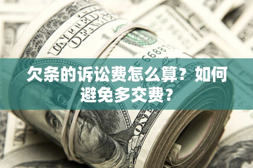 济南欠条的诉讼费怎么算？如何避免多交费？