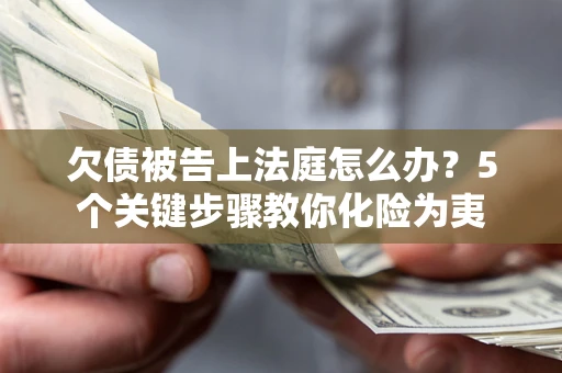 济南欠债被告上法庭怎么办？5个关键步骤教你化险为夷
