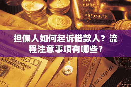 济南担保人如何起诉借款人？流程注意事项有哪些？